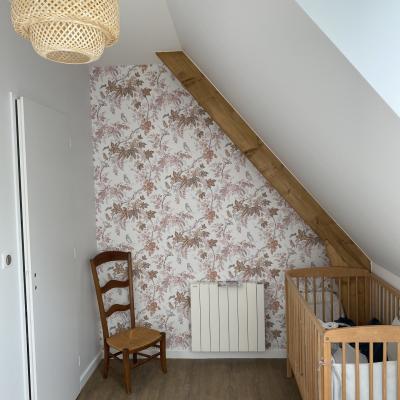 Chambre Pink Lady avec lit bébé
