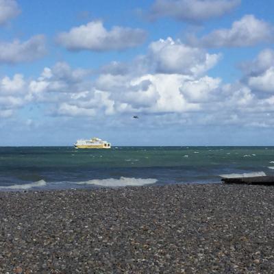 Dieppe et le bateau d'Angleterre