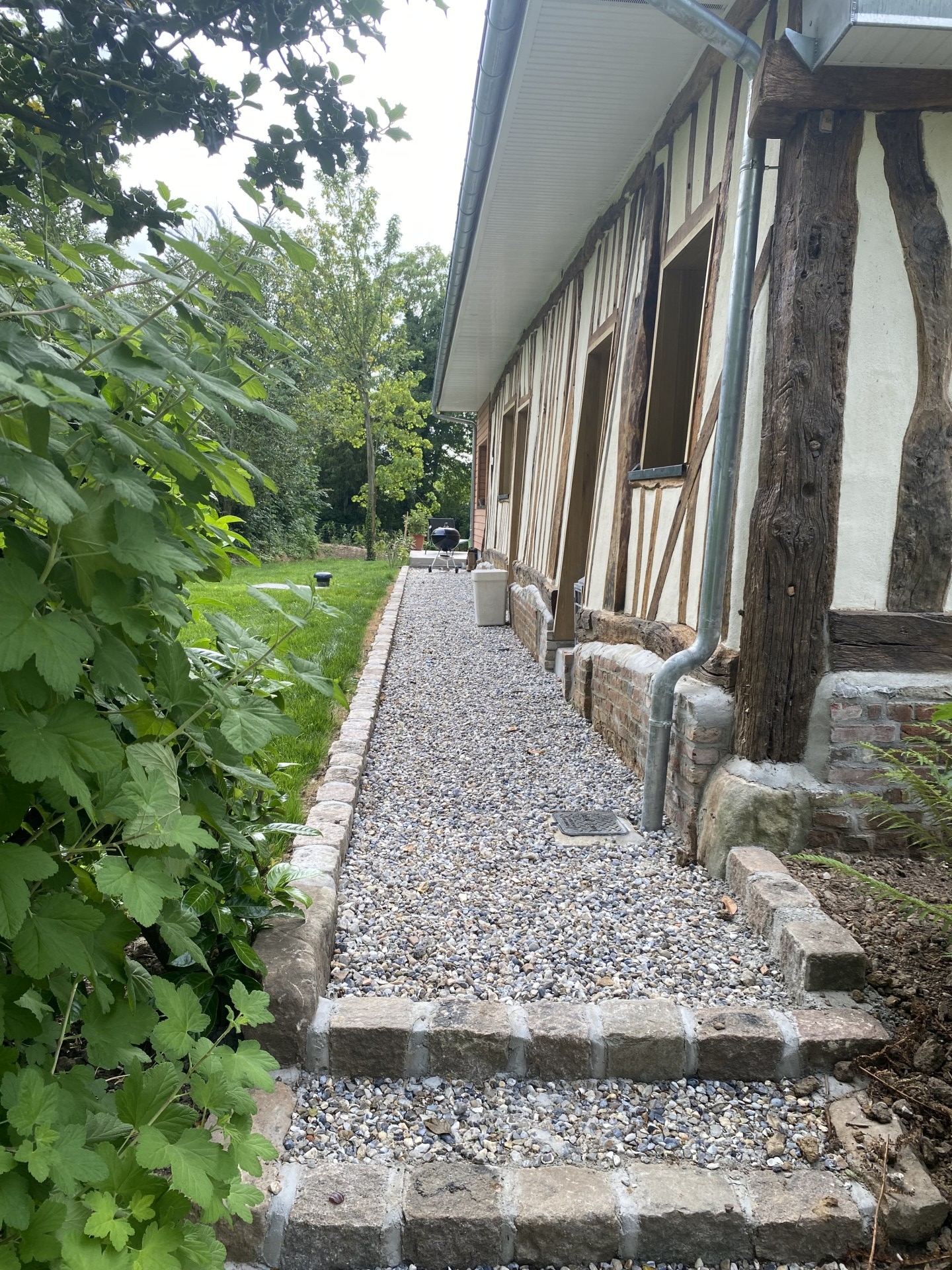 L'avant de la maison